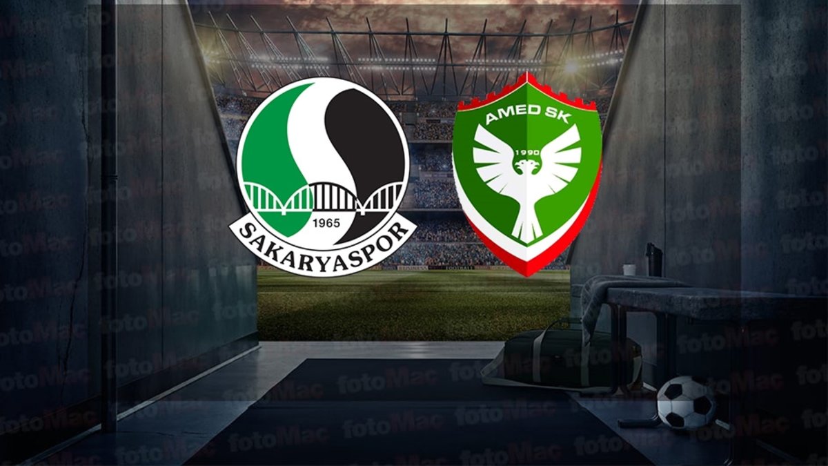 Sakaryaspor-Amed SK maçı canlı izle | Sakaryaspor-Amed SK maçı ne zaman, saat kaçta ve hangi kanalda?
