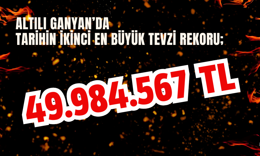Altılı Ganyan’da Tarihin İkinci Tevzi Rekoru: 49.984.567 TL! Altılı Ganyan’da Tarihin İkinci Tevzi Rekoru: 49.984.567 TL!