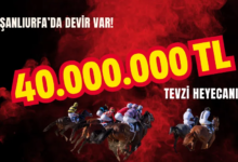 Şanlıurfa Hipodromu’nda Altılı Ganyan İkramiyesi 40 Milyon