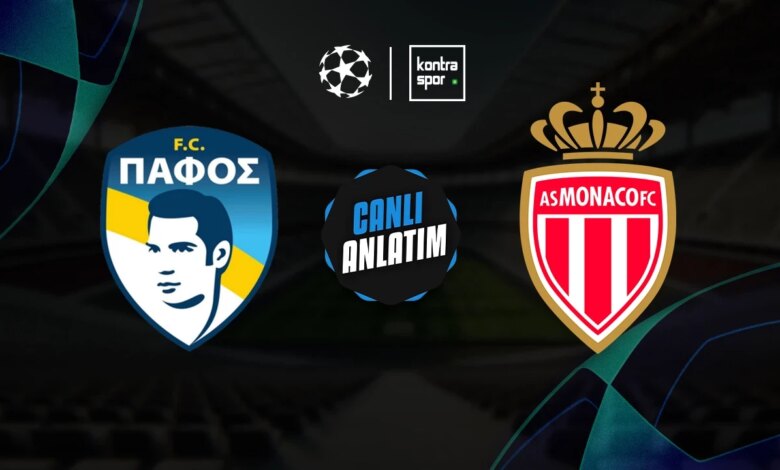 Pafos ve Monaco, Şampiyonlar Ligi’nde Karşılaşıyor Pafos ve Monaco, Şampiyonlar Ligi’nde Karşılaşıyor